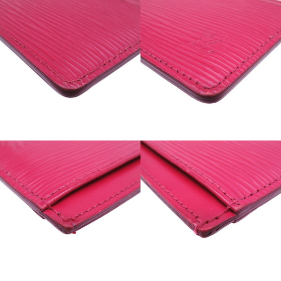Louis Vuitton Portocarte Sampler Epi Fuchsia Card case LV - Picture 5 of 5